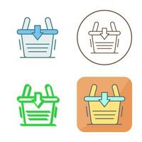 Add To Basket Vector Icon