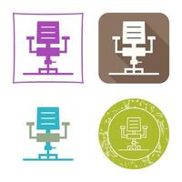 Desk Chair Vector Icon