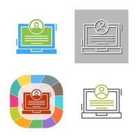 CV Vector Icon