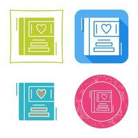 Wedding Album Vector Icon