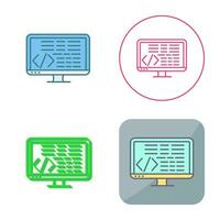 Coding Vector Icon