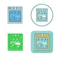 Dishwasher Vector Icon