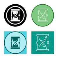 icono de vector de reloj de arena