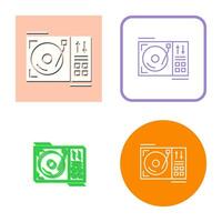 Turntable Vector Icon