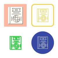 Passport Vector Icon