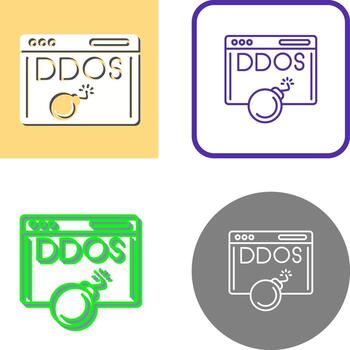 Ddos Attack Vector Icon
