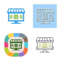 Online Shopping Vector Icon
