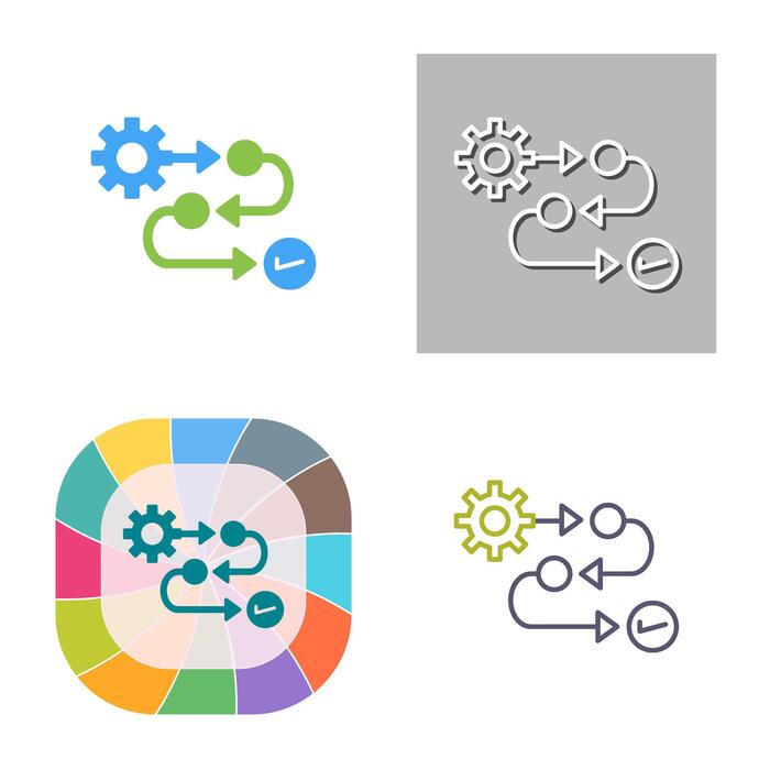 Workflow Logo Vector Art, Icons, and Graphics for Free Download