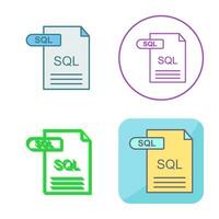 SQL Vector Icon