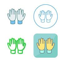 Gardening Gloves Vector Icon