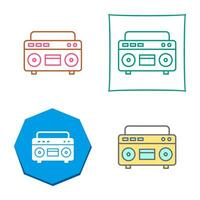 Casette Player Vector Icon