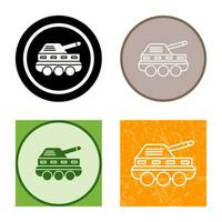 icono de vector de tanque de infantería