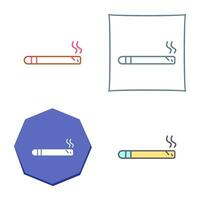 icono de vector de cigarro