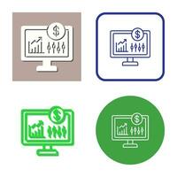 Stock Market Vector Icon