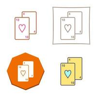 Playing Cards Vector Icon