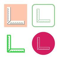 square Ruler Vector Icon