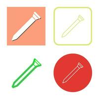 Nail Vector Icon