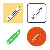 Stationery Knife Vector Icon