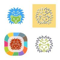 Hedgehog Vector Icon