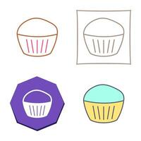 Chocolate Muffin Vector Icon