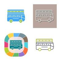 Double Bus Vector Icon