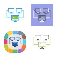 Connected Systems Vector Icon