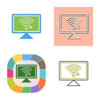 Disconnected Network Vector Icon