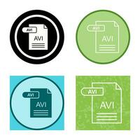 AVI Vector Icon