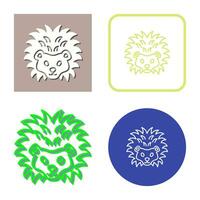 Hedgehog Vector Icon