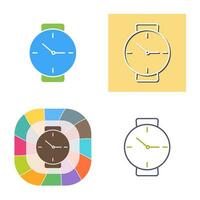 icono de vector de reloj de pulsera