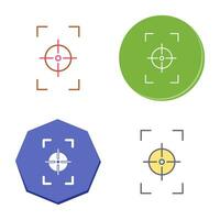 Unique Focus Vertical Vector Icon