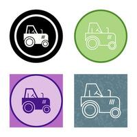 icono de vector de tractor