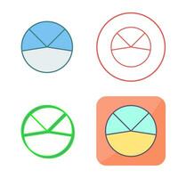 Pie Chart Analysis Vector Icon