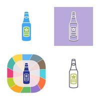 Beer Bottle Vector Icon