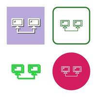 Connected Systems Vector Icon