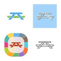 Picnic of Table Vector Icon