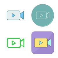 Unique Video Vector Icon