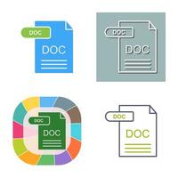 icono de vector de documento