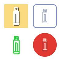 USB Drive Vector Icon