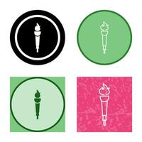 Museum Torch Vector Icon