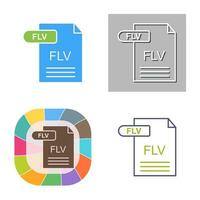 FLV Vector Icon