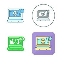 Online Fraud Vector Icon