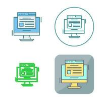 Blog Vector Icon