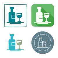 Wine Bottle Vector Icon