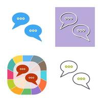 Conversation Bubbles Vector Icon