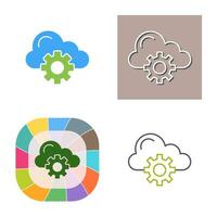 Cloud Computing Vector Icon