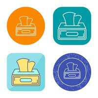 Tissue Box Vector Icon