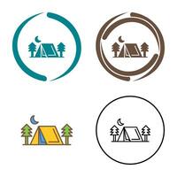 Tent Vector Icon