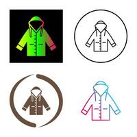 Raincoat Vector Icon