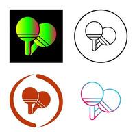 Ping Pong Vector Icon